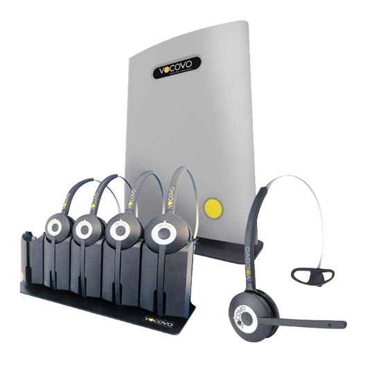 Draadloze Headsets VOCOVO Set Zorg Medewerkers Communicatie