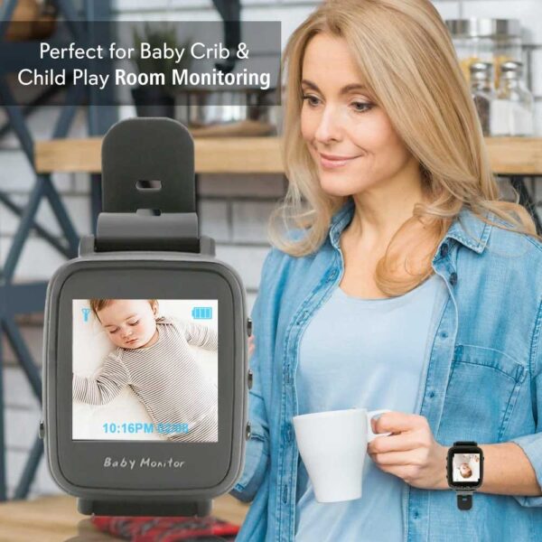 Babybewaking Systeem Met Horloge Voor Slechthorende En Dove Personen Moeder